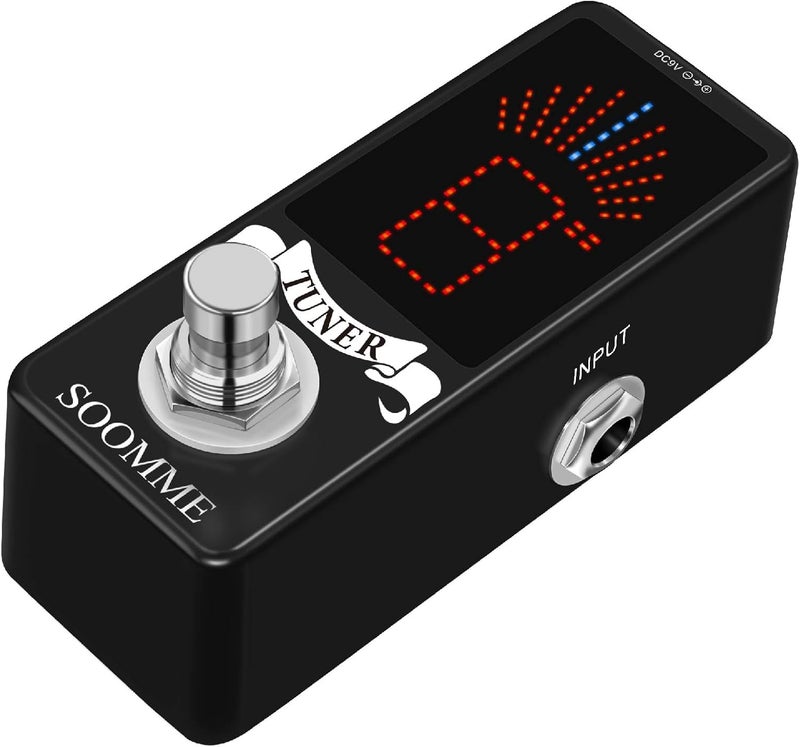SOOMME Guitar Tuner Pedal High Precision Chromatic Auto With LCD Display For Guitar Bass Volin True Bypass - Image 4
